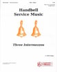 Three Intermezzos Handbell sheet music cover